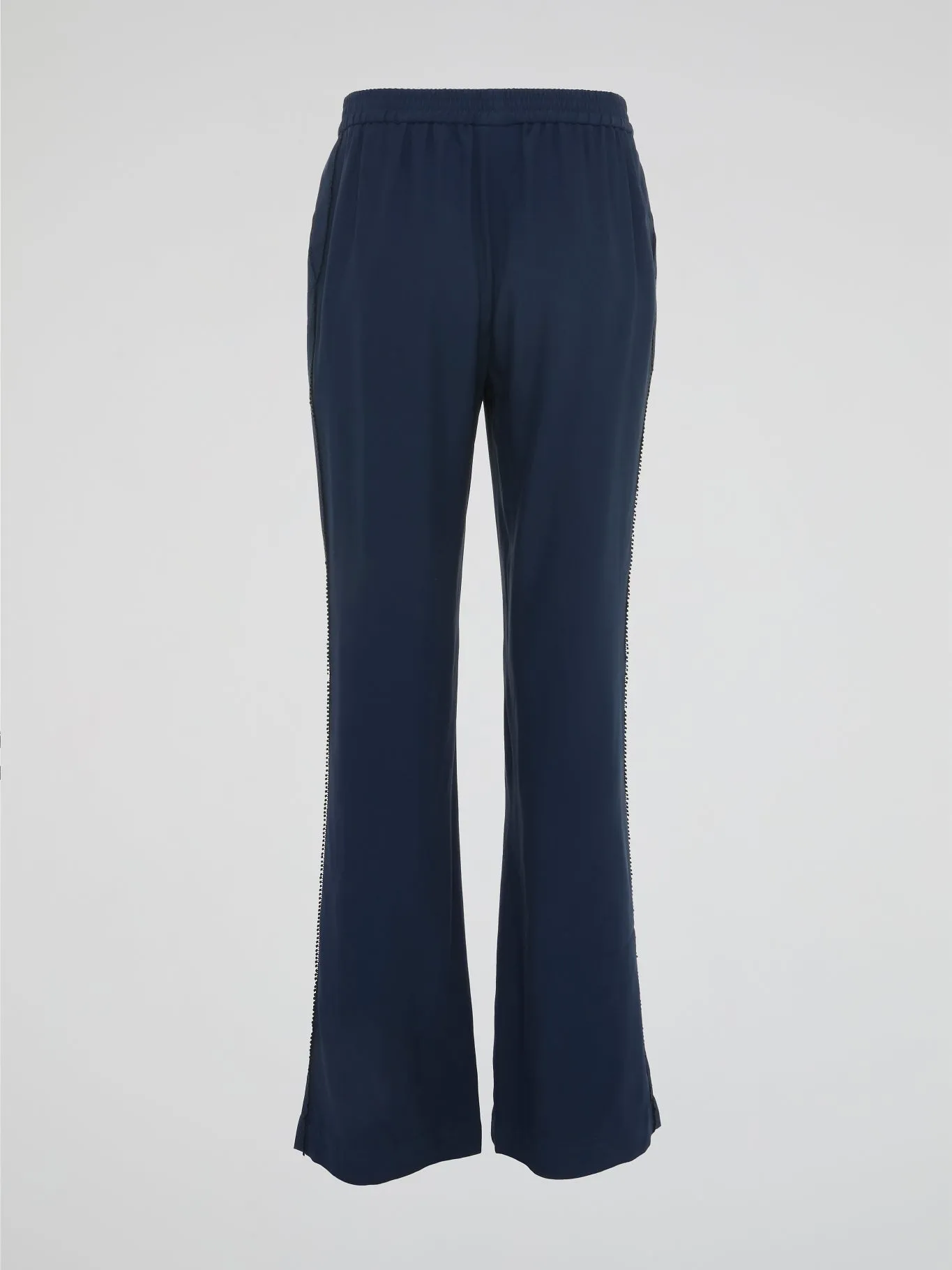 Navy Flared Trousers