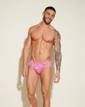 Never Say Never Men's Comfort Micro Brief - Rani Pink -