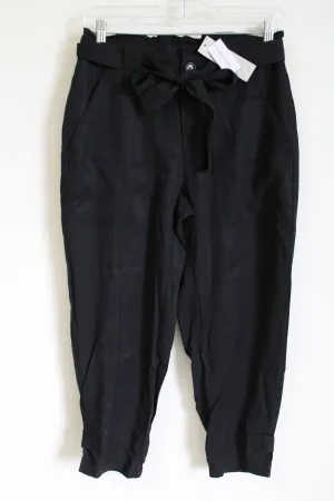 NEW Banana Republic Black Paperbag Pant | 4 Petite