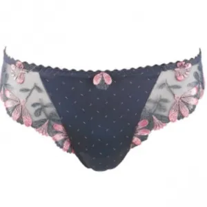 NEW Prima Donna Belleville Tanga Panties, Gray, Size M