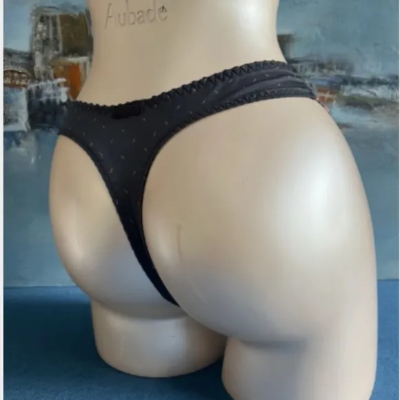 NEW Prima Donna Belleville Tanga Panties, Gray, Size M