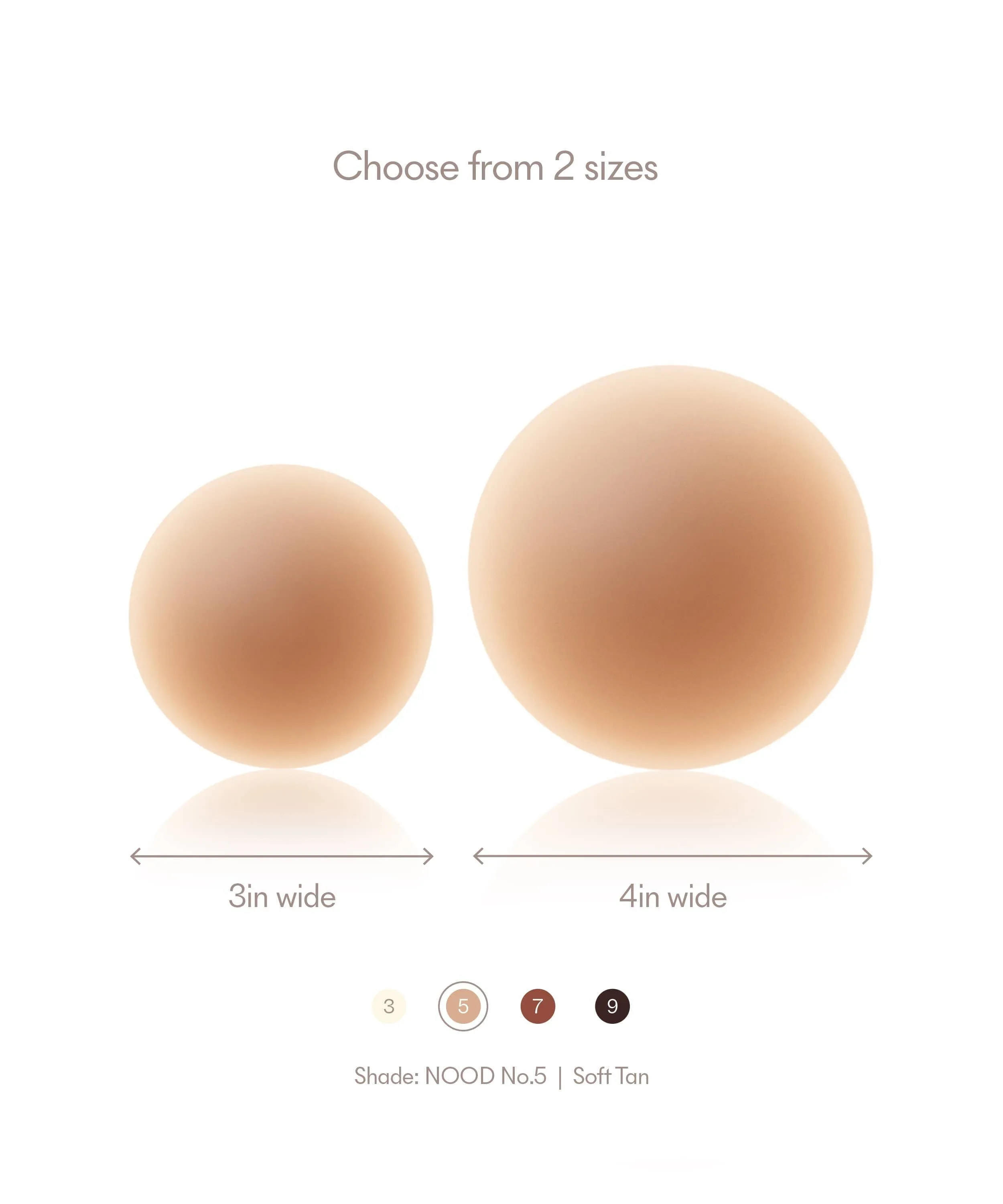 No-Show (Round) | Reuasble Nipple Covers
