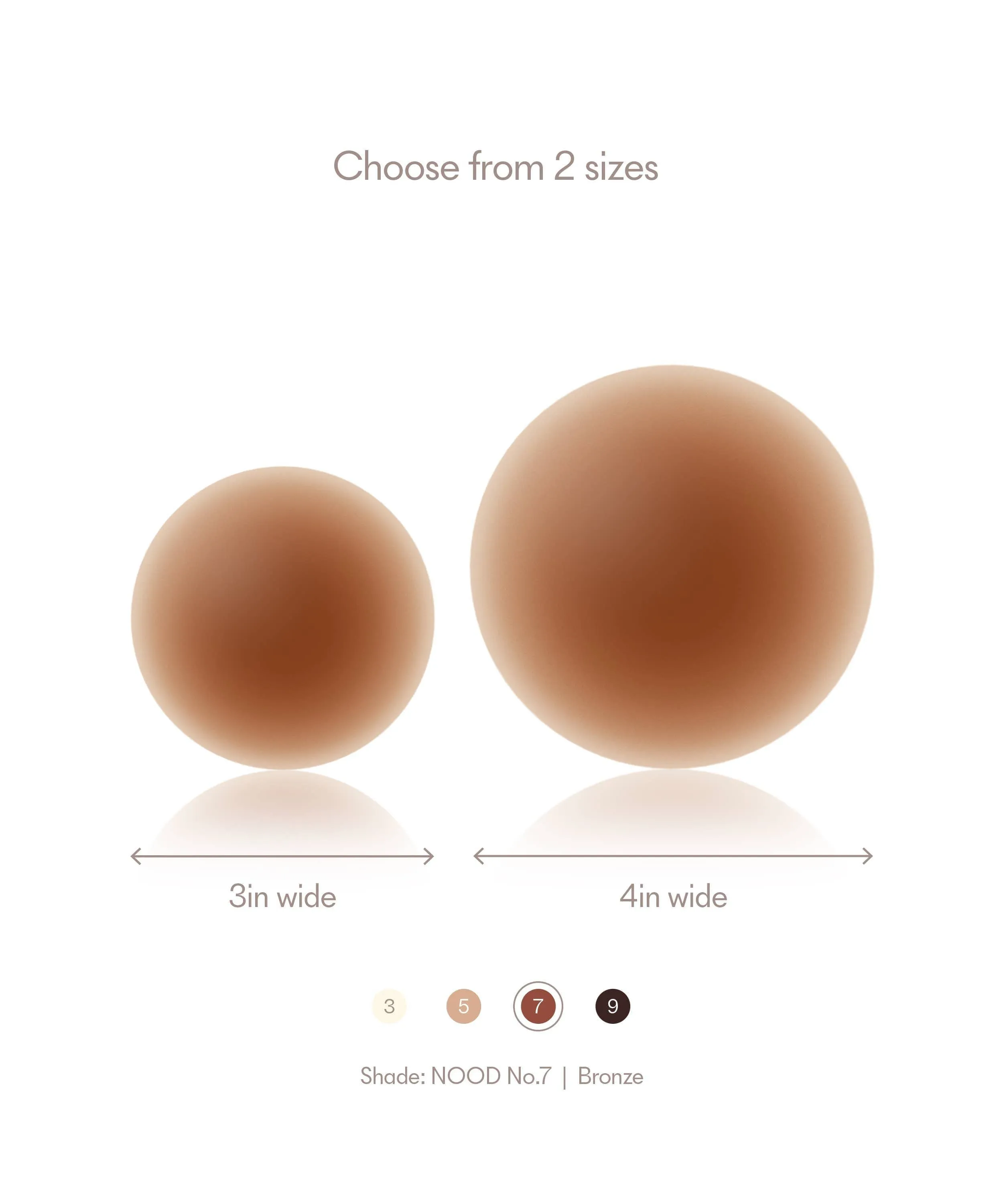 No-Show (Round) | Reuasble Nipple Covers