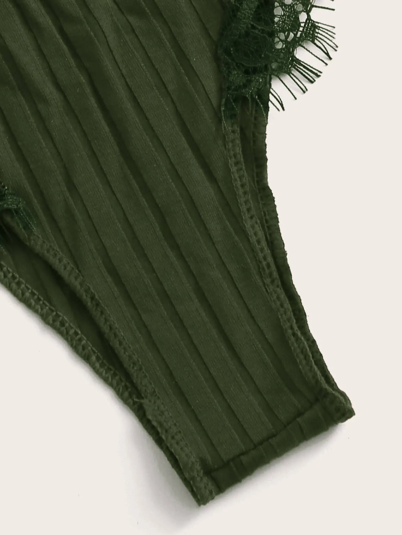 Nude And Earth Green Underwire Lingerie Set