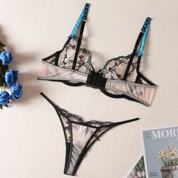 NWT Set Bra and Panty 3 pieces Size L