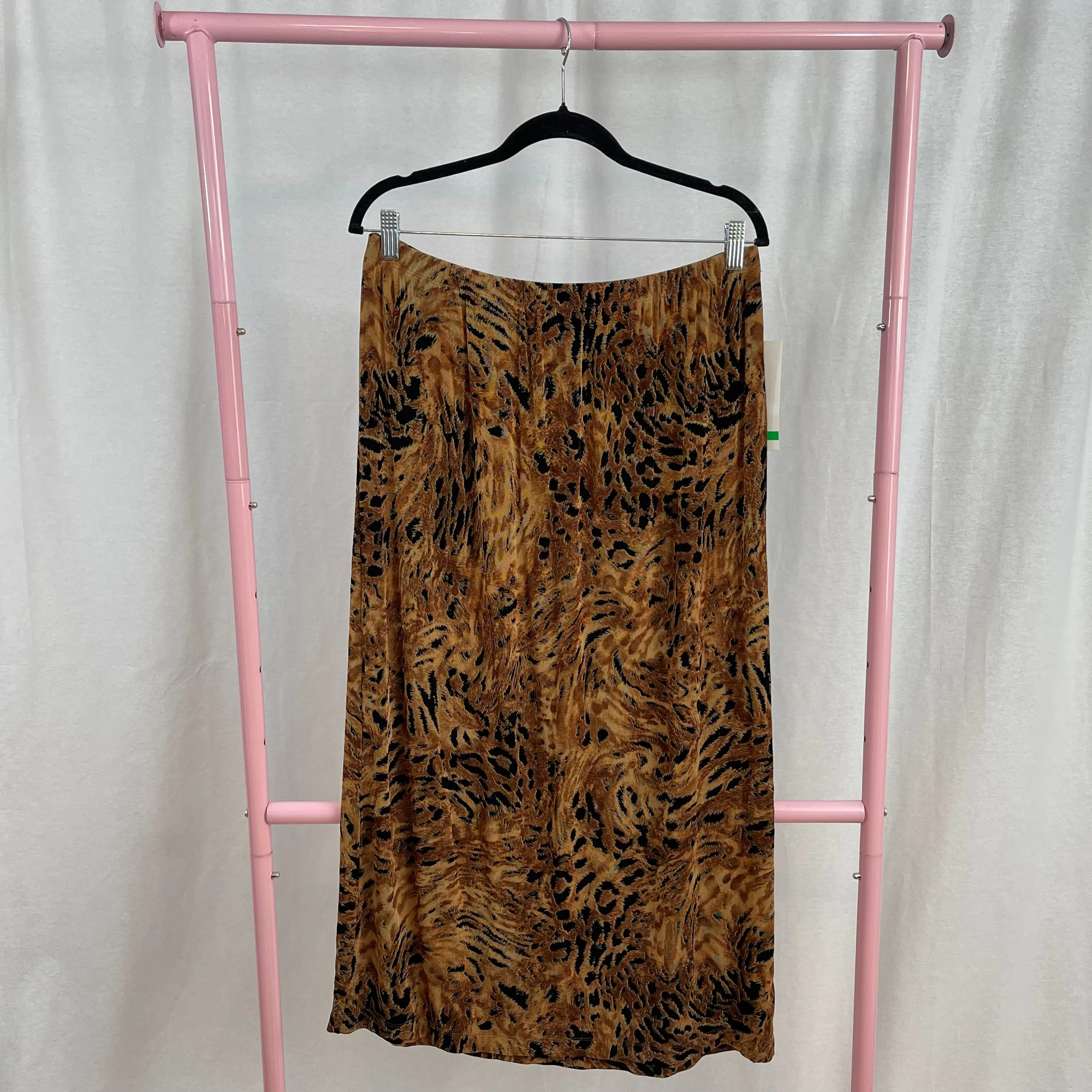 NWT Vintage Alfred Dunner Well Traveled Animal Print Skirt size Large