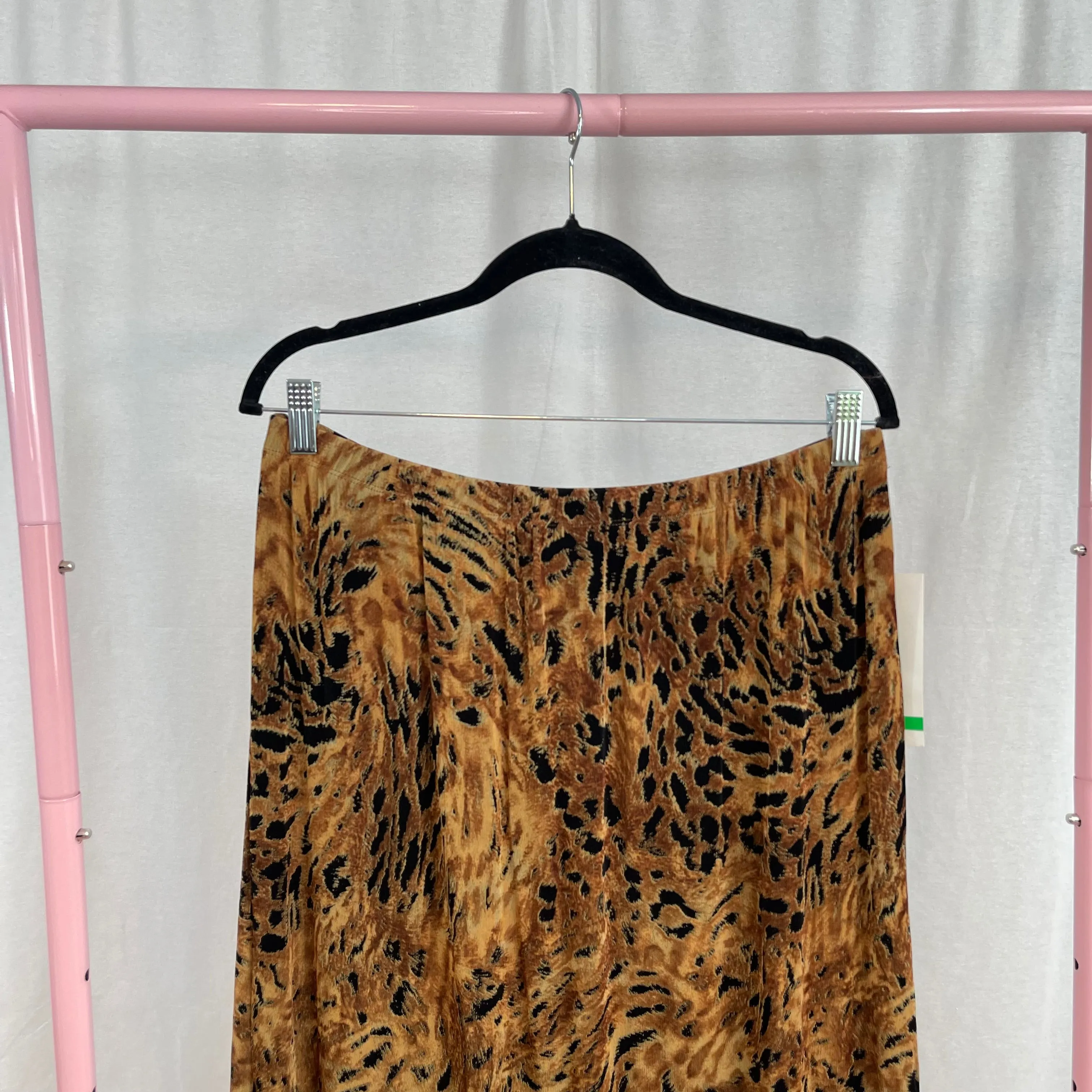 NWT Vintage Alfred Dunner Well Traveled Animal Print Skirt size Large