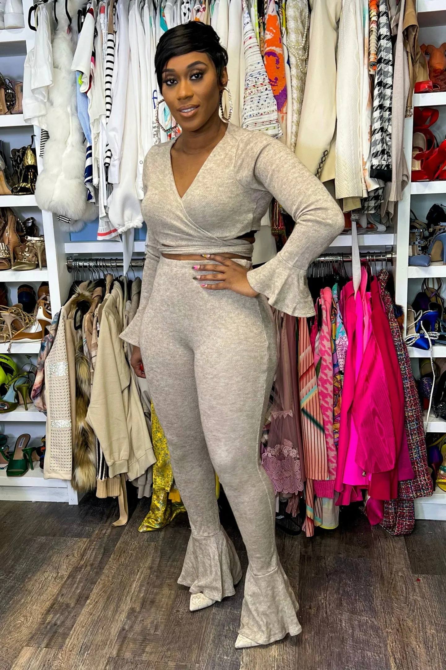 OATMEAL FLIRTY SET
