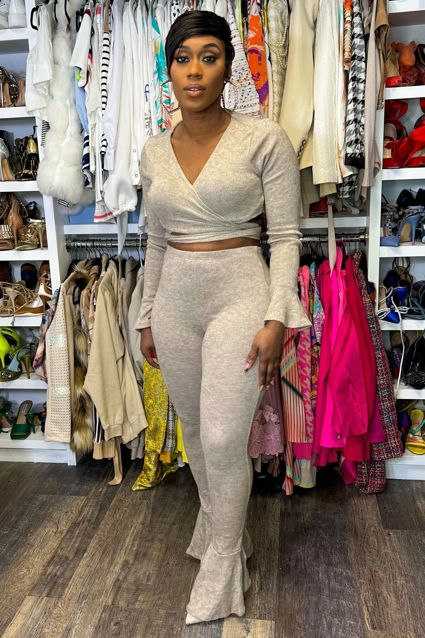 OATMEAL FLIRTY SET