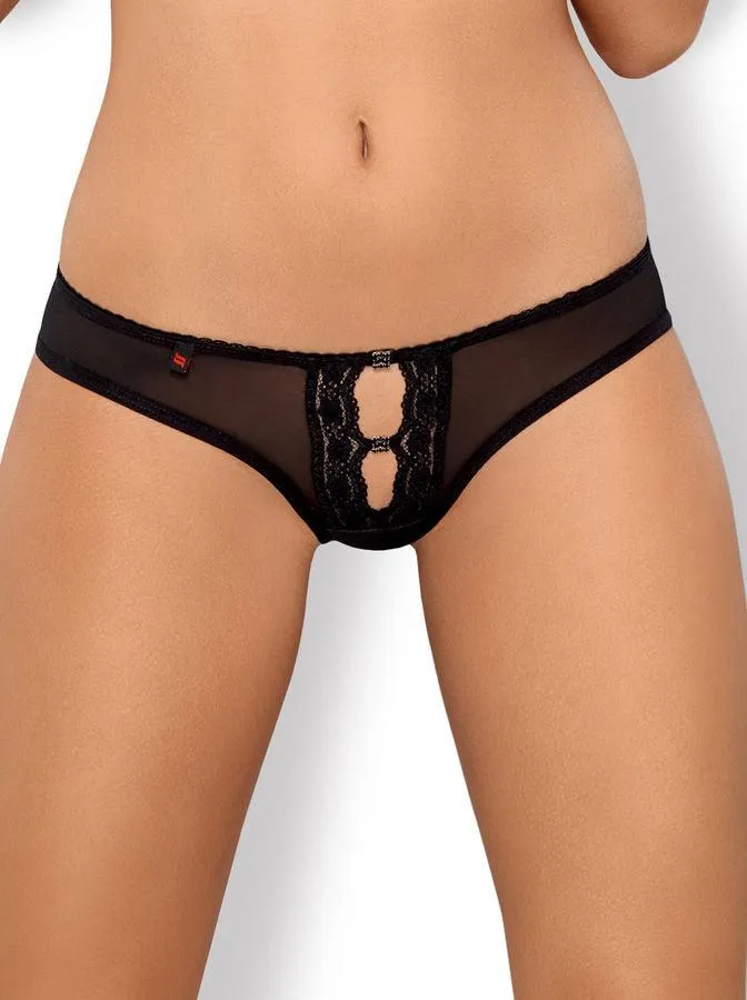 Obsessive - Sexy Lingerie - 868 Panties - L/Xl - Black