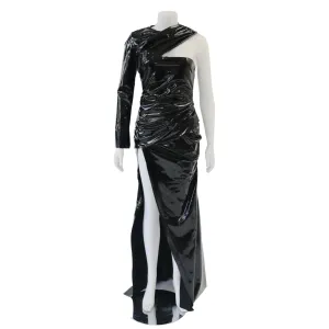 Ooh La La Black Patent Dress