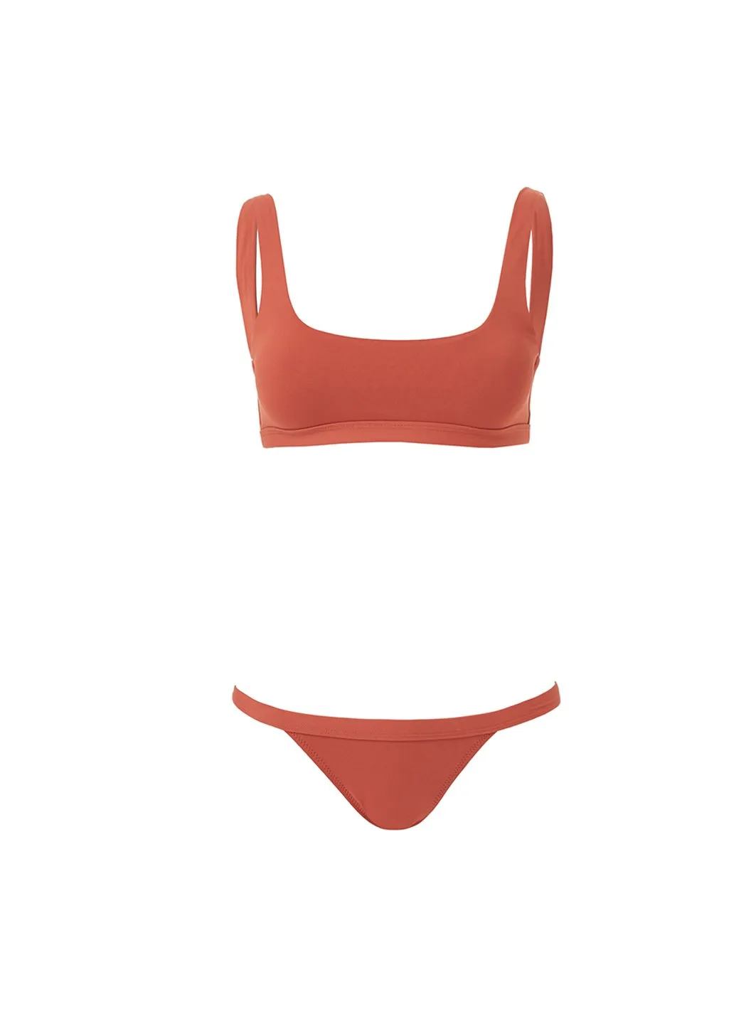 Orlando Cinnamon Classic Over The Shoulder Crop Bikini