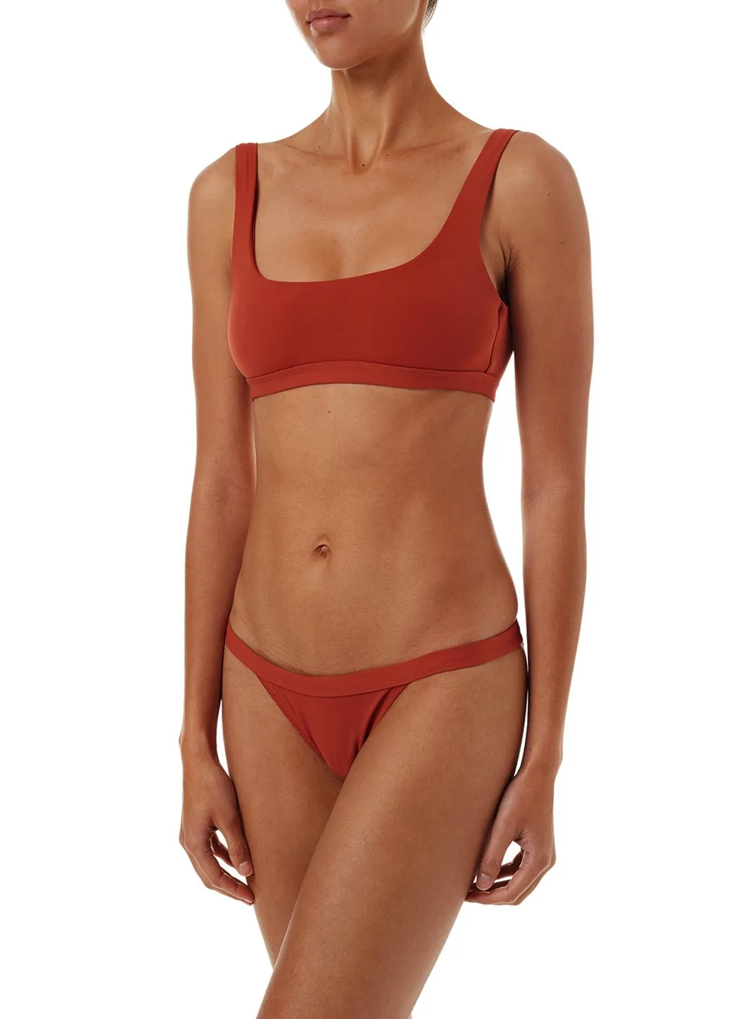 Orlando Cinnamon Classic Over The Shoulder Crop Bikini
