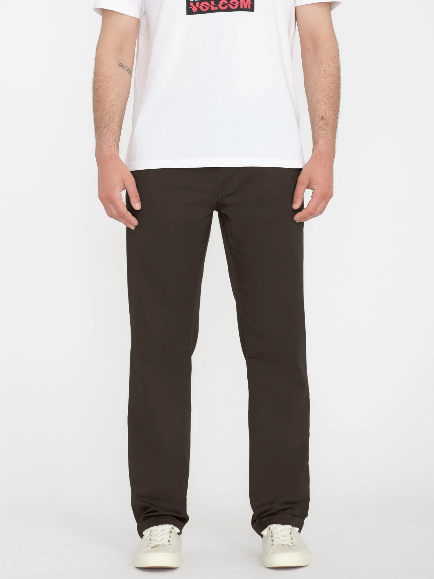 Pantalon Frickin Modern Stretch - DARK BROWN