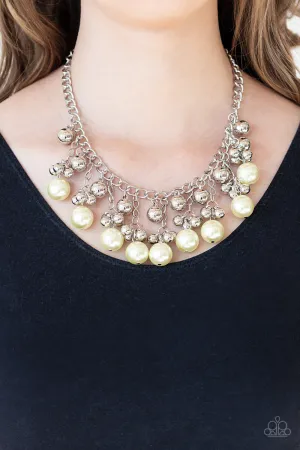 Paparazzi Pearl Appraisal Necklace Yellow