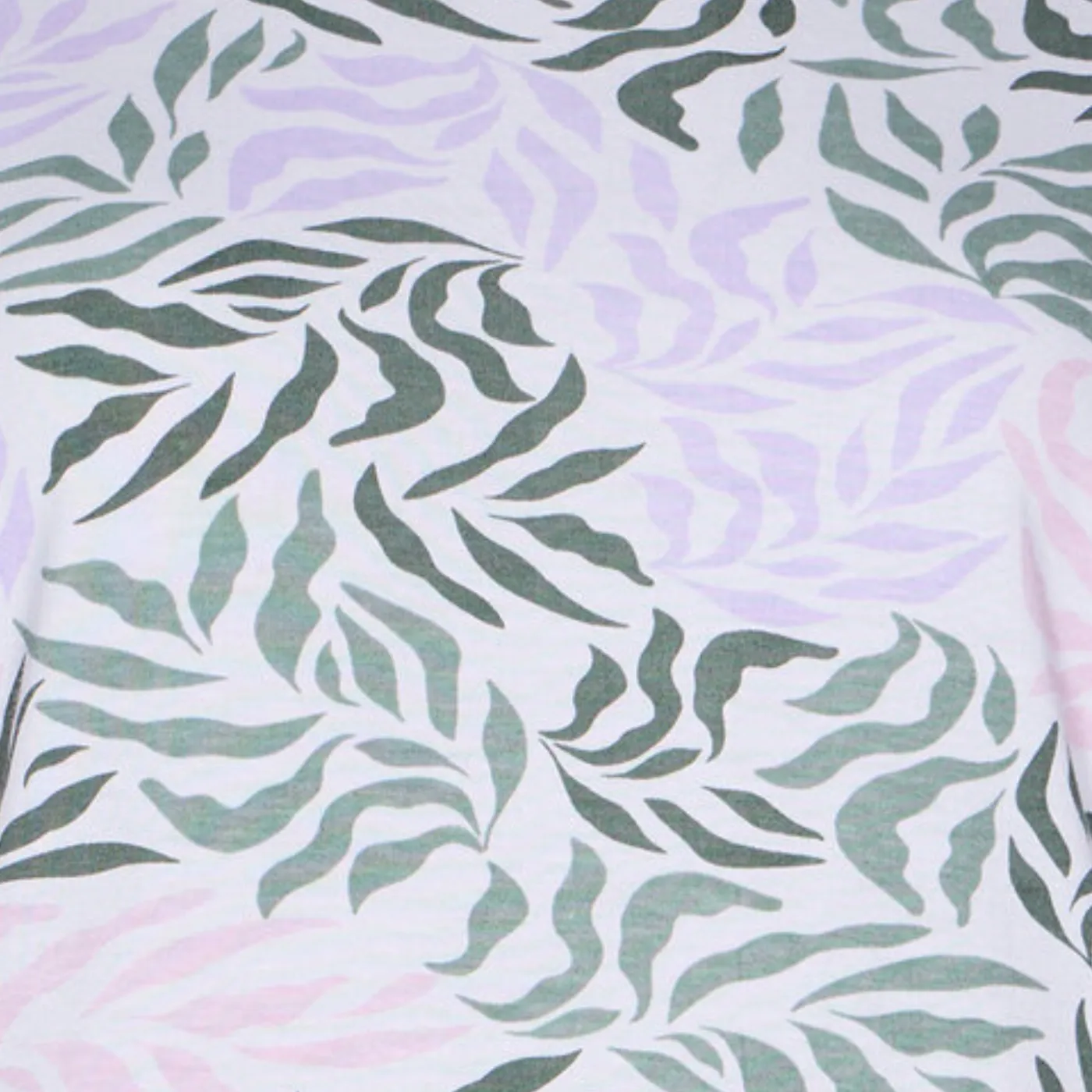 Pastunette Leaf Print Organic Cotton Nightdress