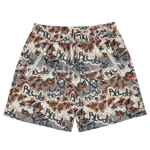 Persian Funk Mesh Short - Charcoal/Orange