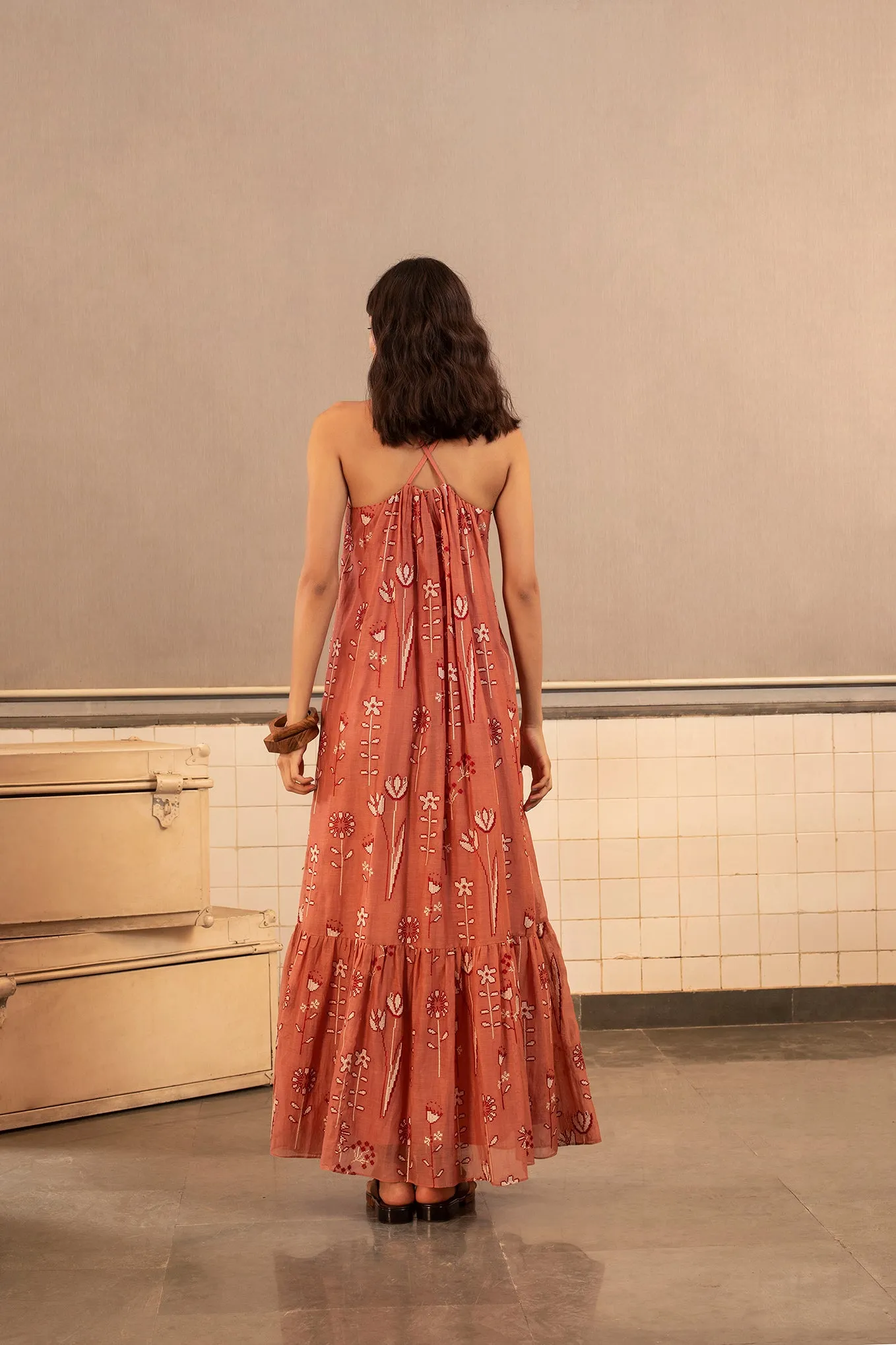 Pink Etta Strappy Dress