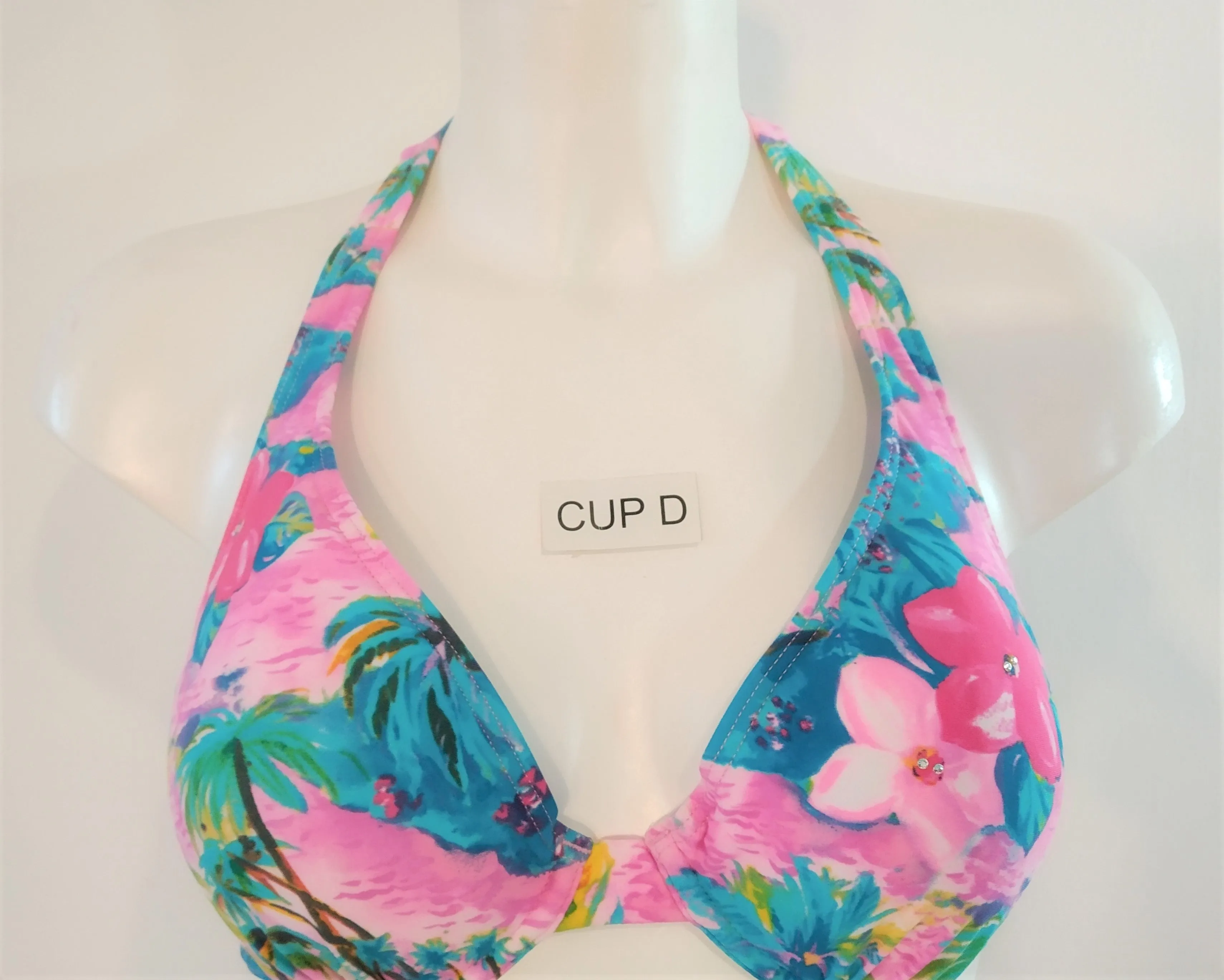 Pink Island Halter Cup D