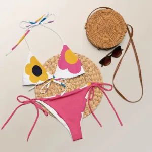 Pink Recycled String Bikini