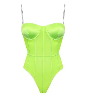 PL011FLURO Muse Lingerie Fluro Medium Size