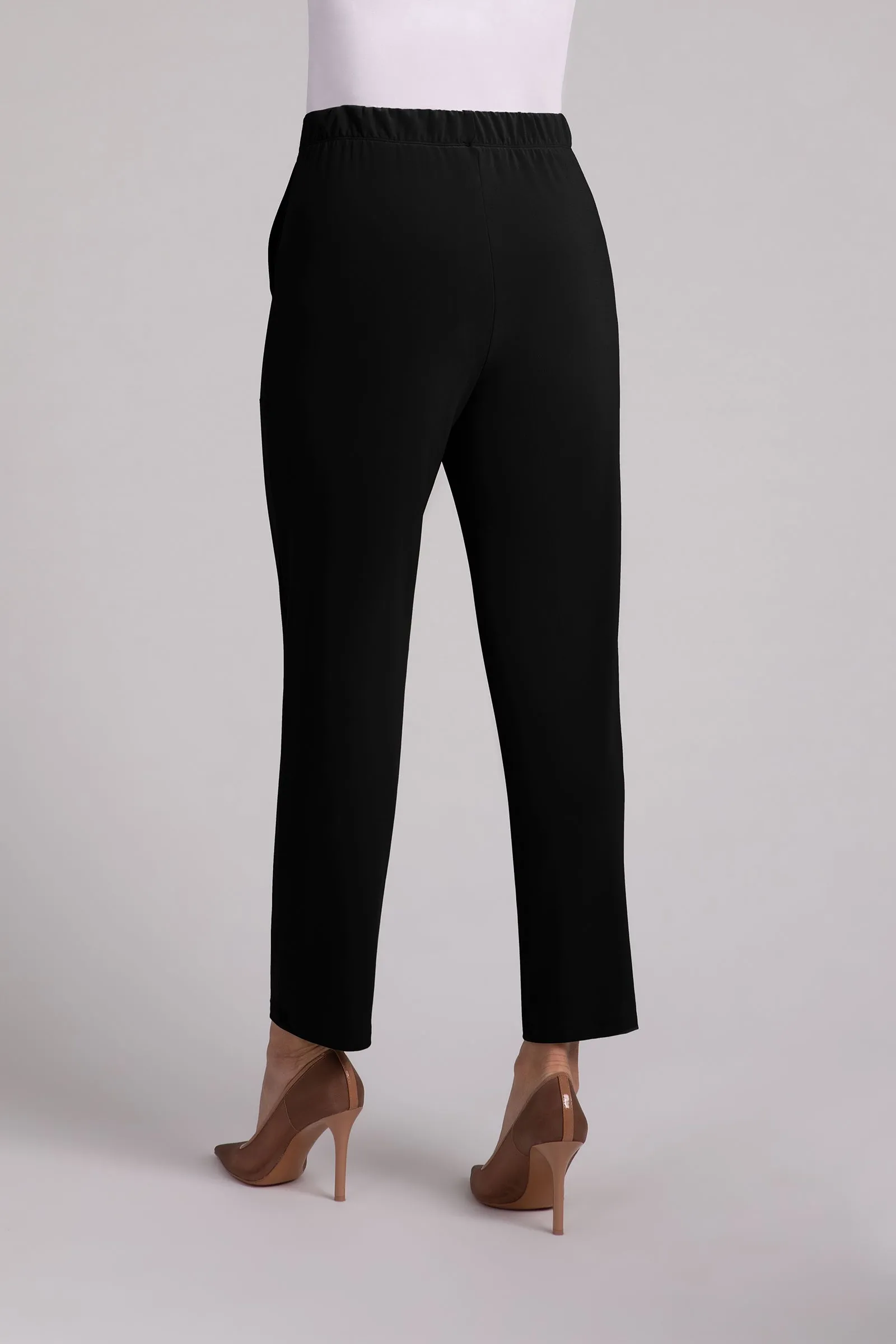 Ponte Easy Pull On Ankle Pant