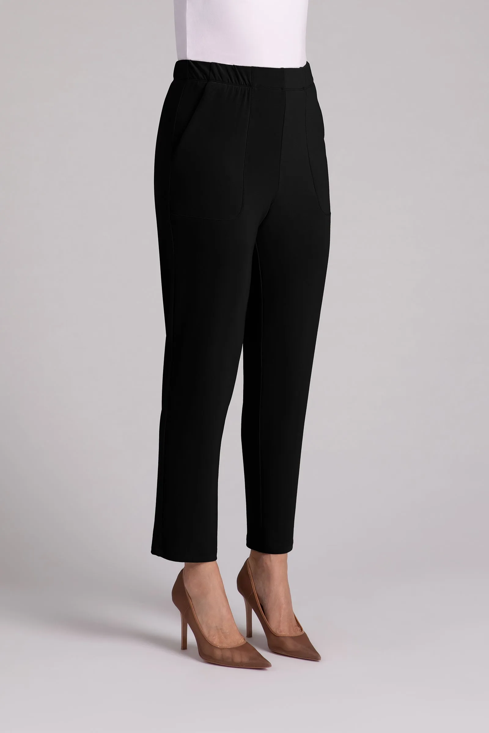 Ponte Easy Pull On Ankle Pant