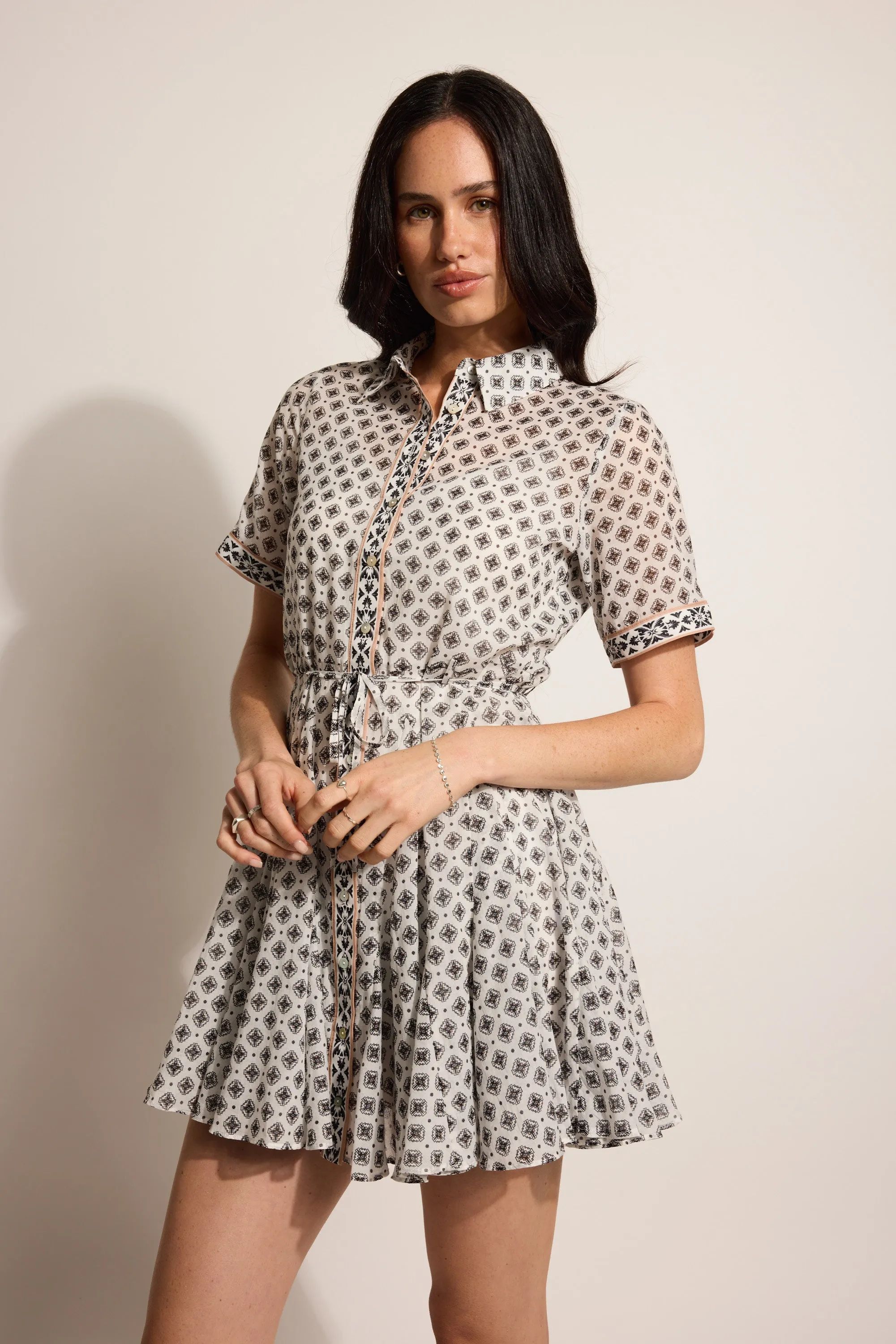 Poppy Frill Hem Dress
