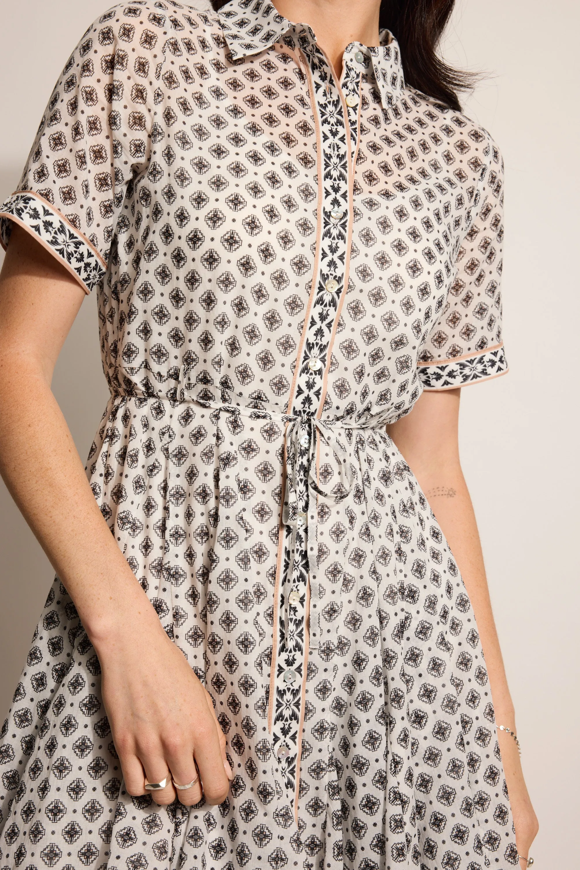 Poppy Frill Hem Dress