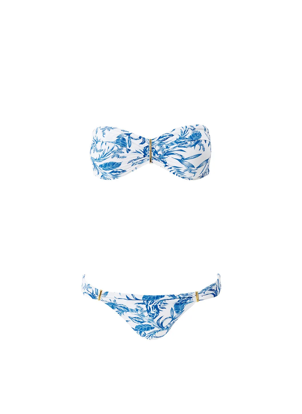Positano Blue Leaf Bikini