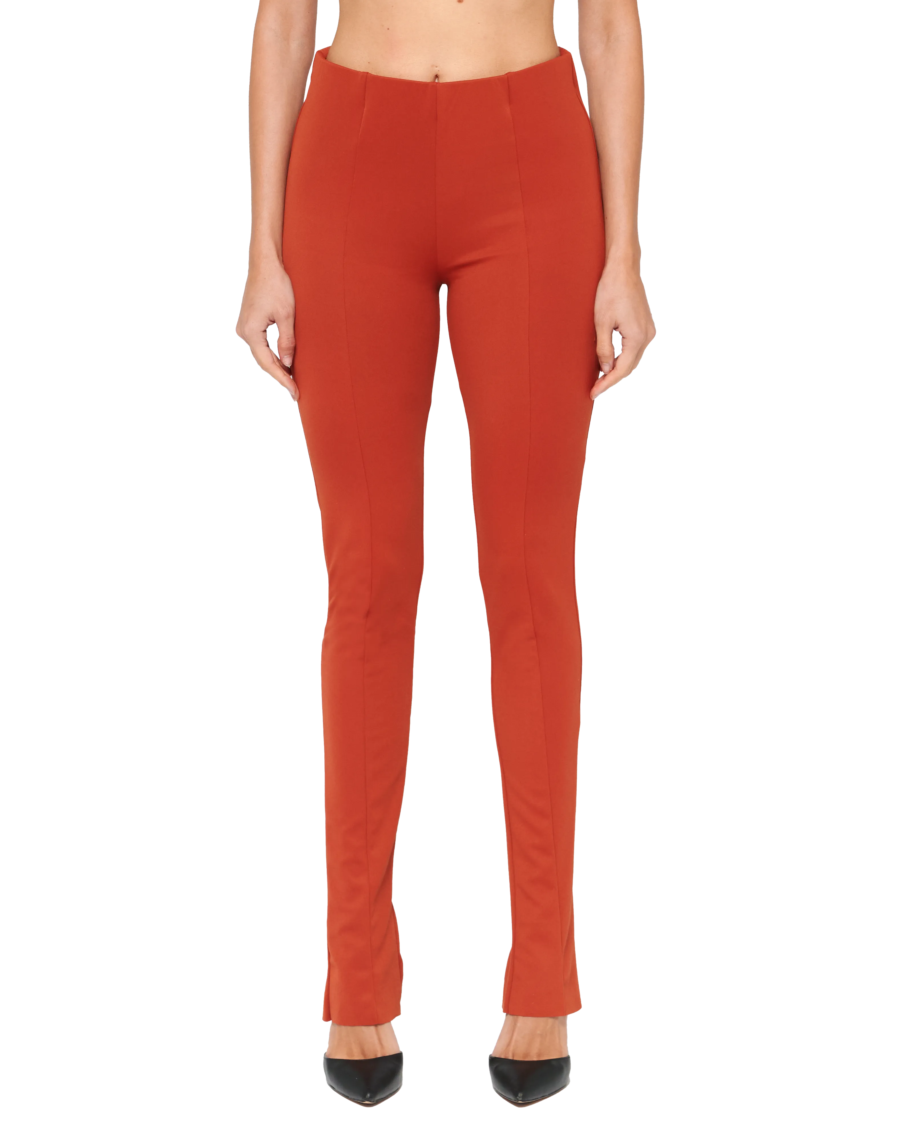 Precision Slit Pants - Crimson Flame