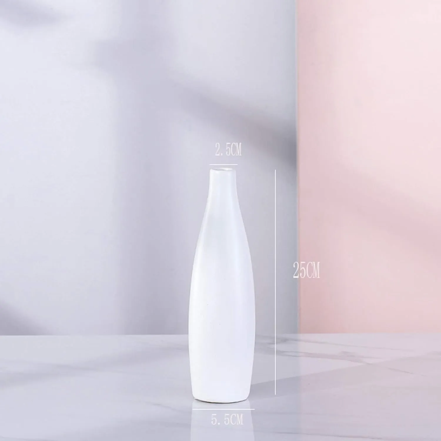 Premium Thin Ceramic Flower Vases