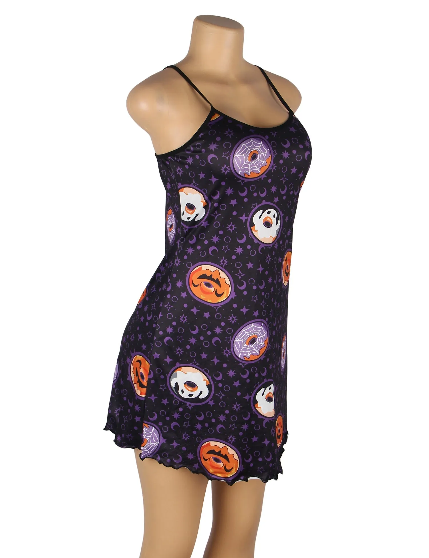Print Suspender Home Wear Pajama