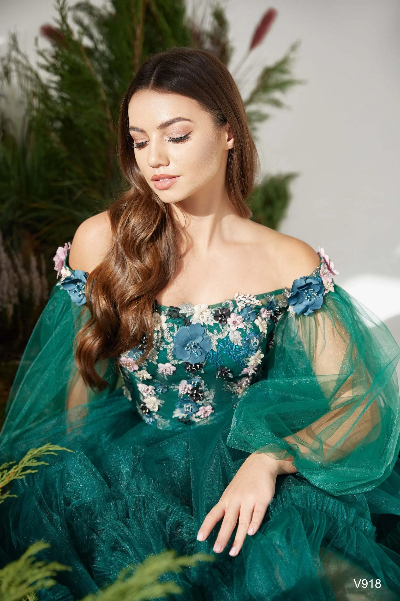 Puff sleeve designer dress | New formal dressing style | KatrinFAVOR