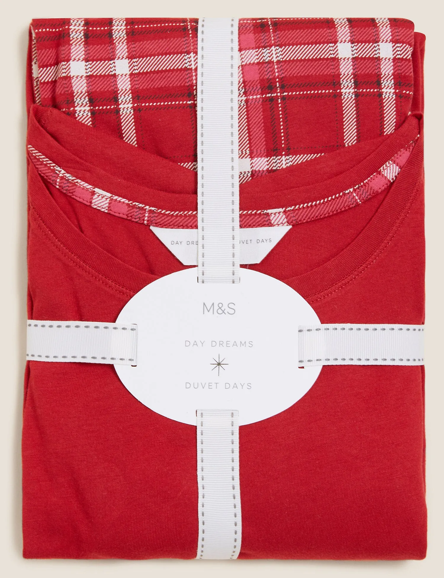 Pure Cotton Checked Print Pyjama Set