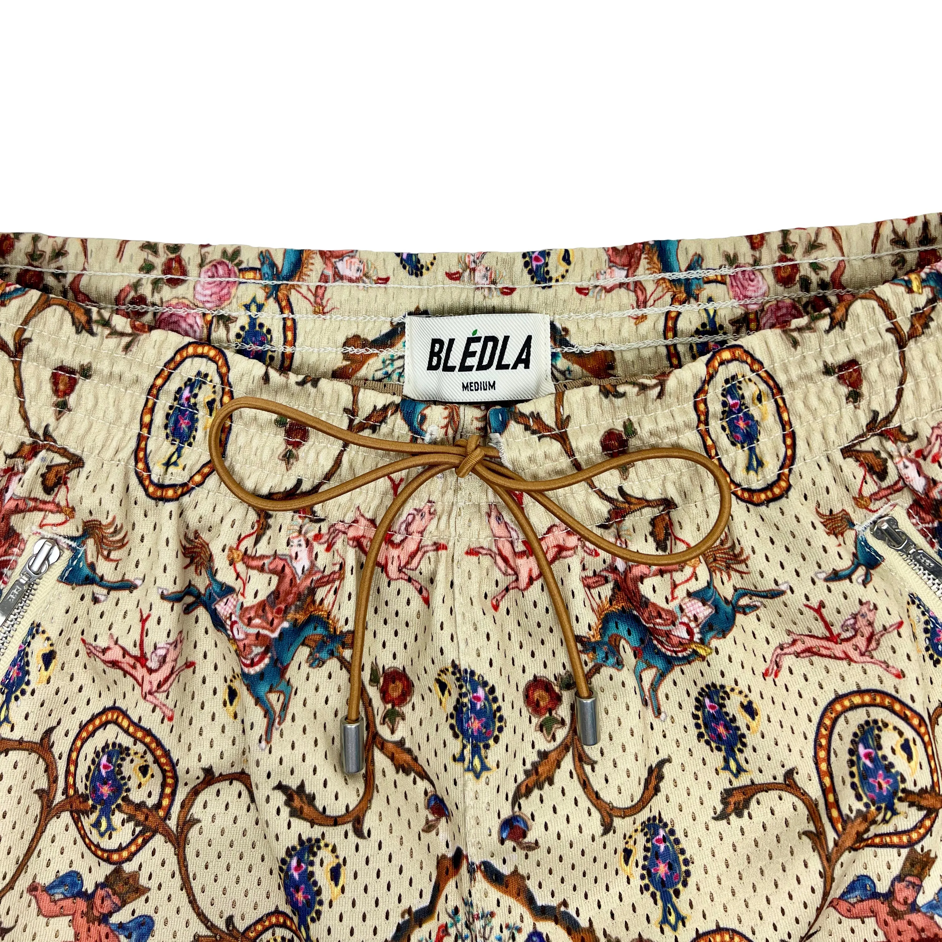 Qajar Mesh Short - Pistachio