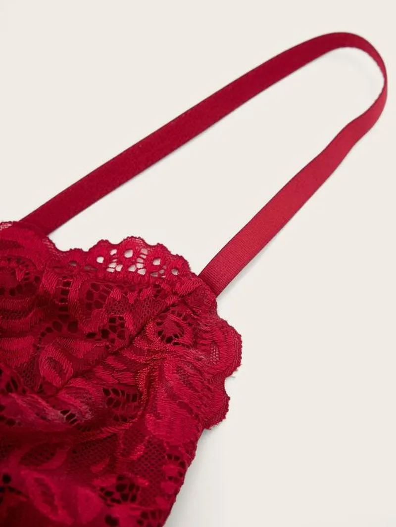 "Floral Lace Comfort Lingerie Set"