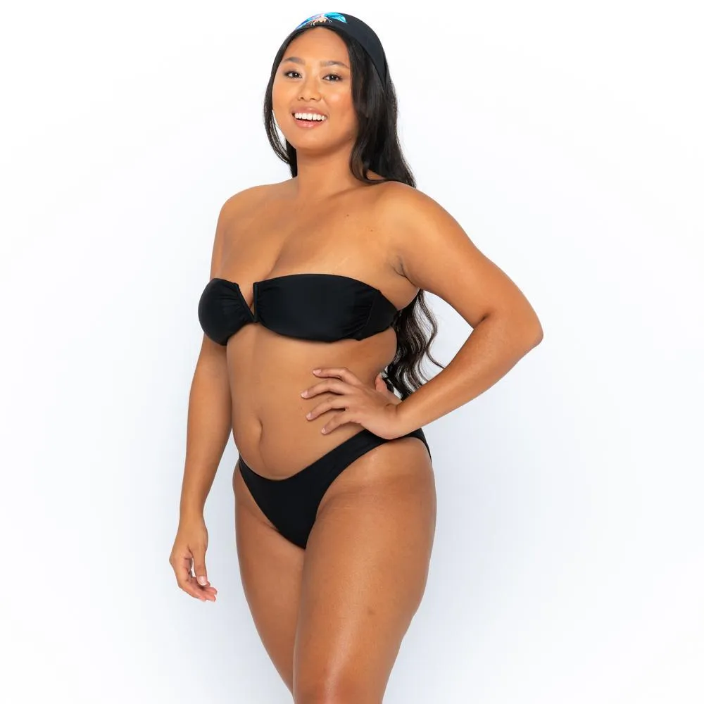 Radar Bikini Bottom - Black on Black