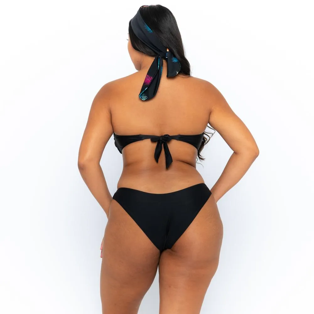 Radar Bikini Bottom - Black on Black