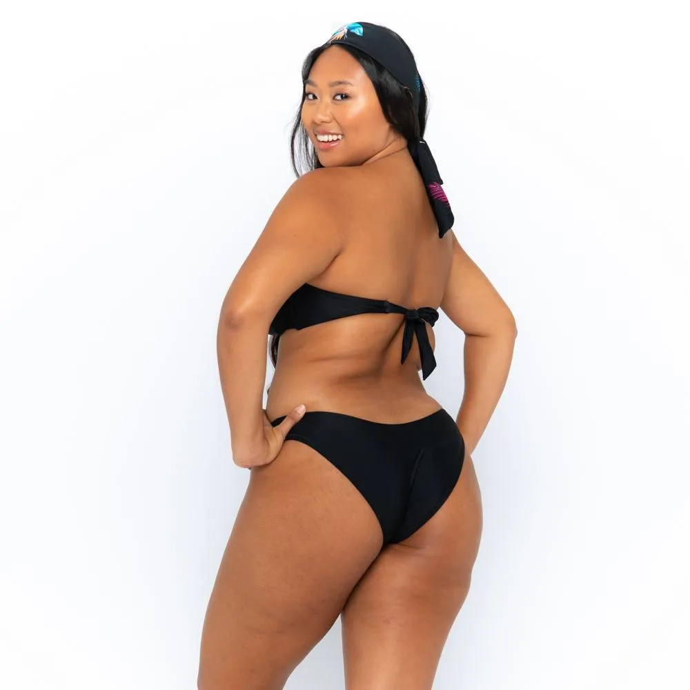 Radar Bikini Bottom - Black on Black