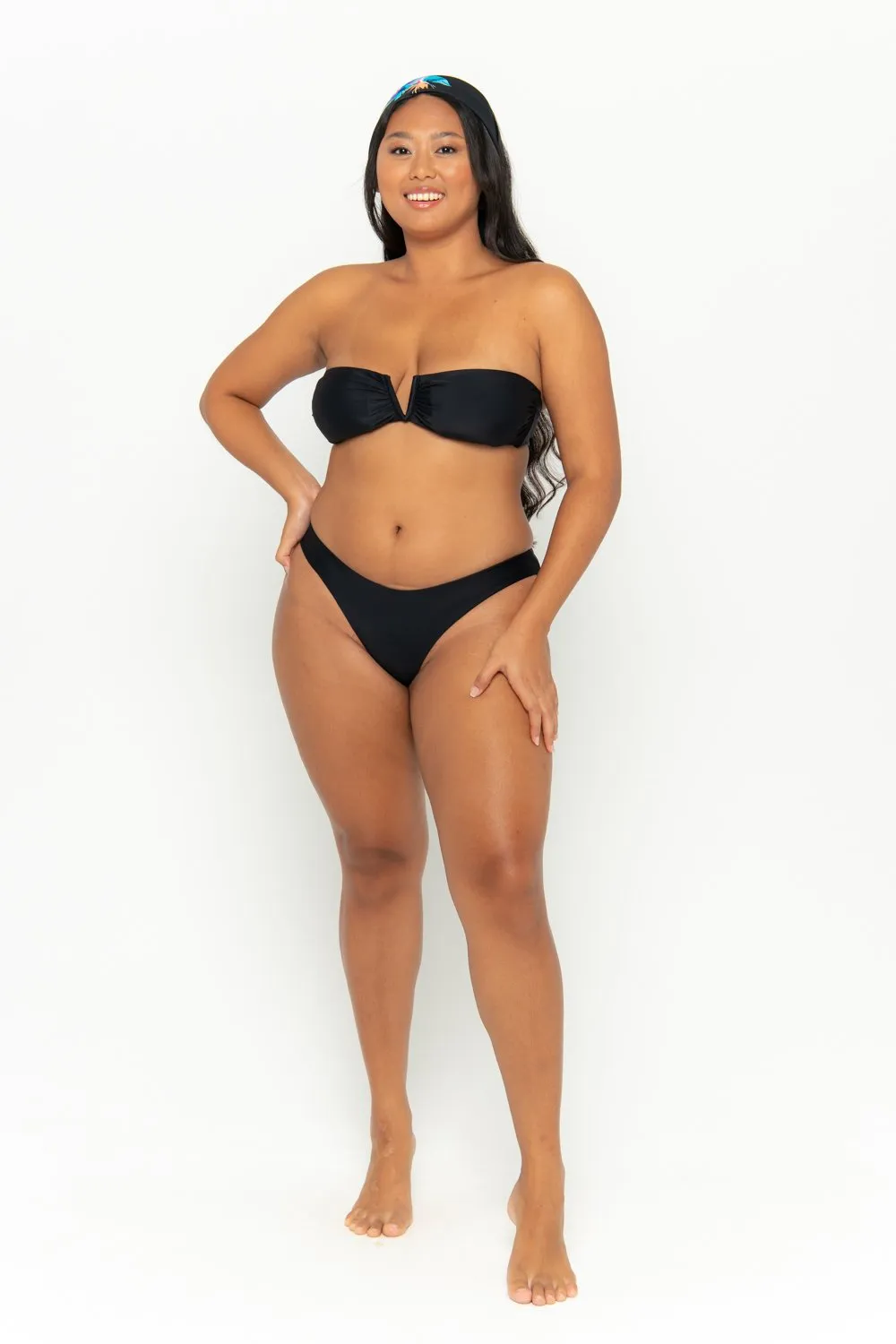 Radar Bikini Bottom - Black on Black