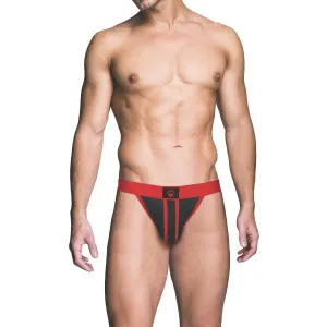 RED ASS-LESS Jock Strap by Prowler RED - Revealing Design, 82% Polyester - Jock Strap Red
