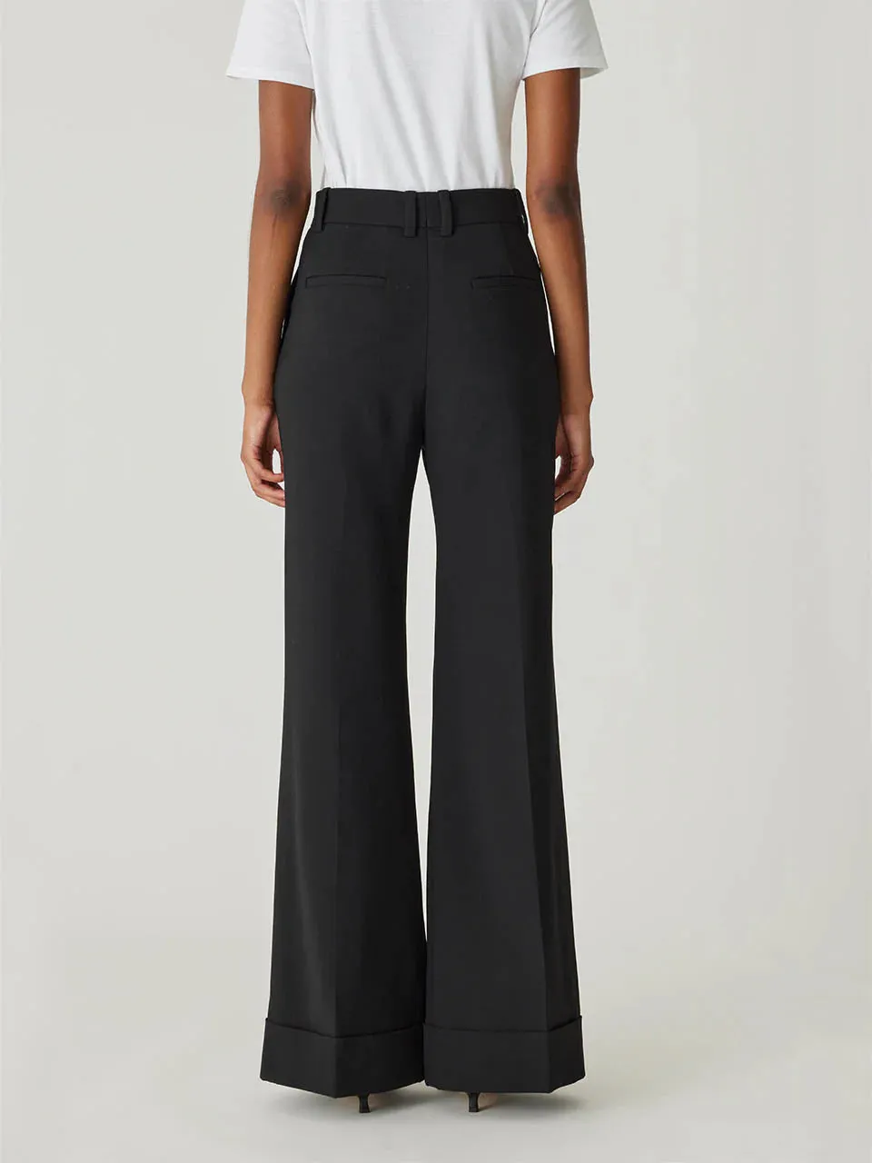 Refined Suiting Wide-Leg Trouser