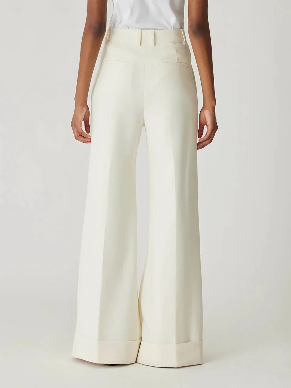 Refined Suiting Wide-Leg Trouser