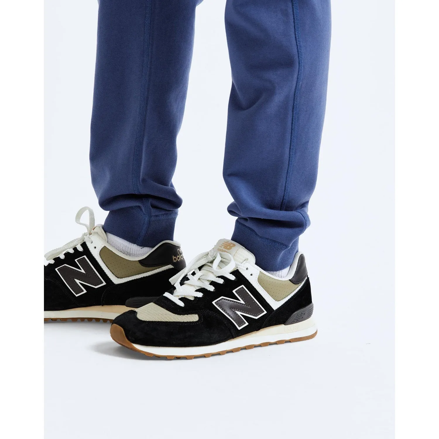 Reigning Champ Men Knit Mid Wt Terry Slim Sweatpant Lapis RC-5075-LPS