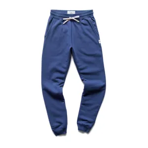 Reigning Champ Men Knit Mid Wt Terry Slim Sweatpant Lapis RC-5075-LPS