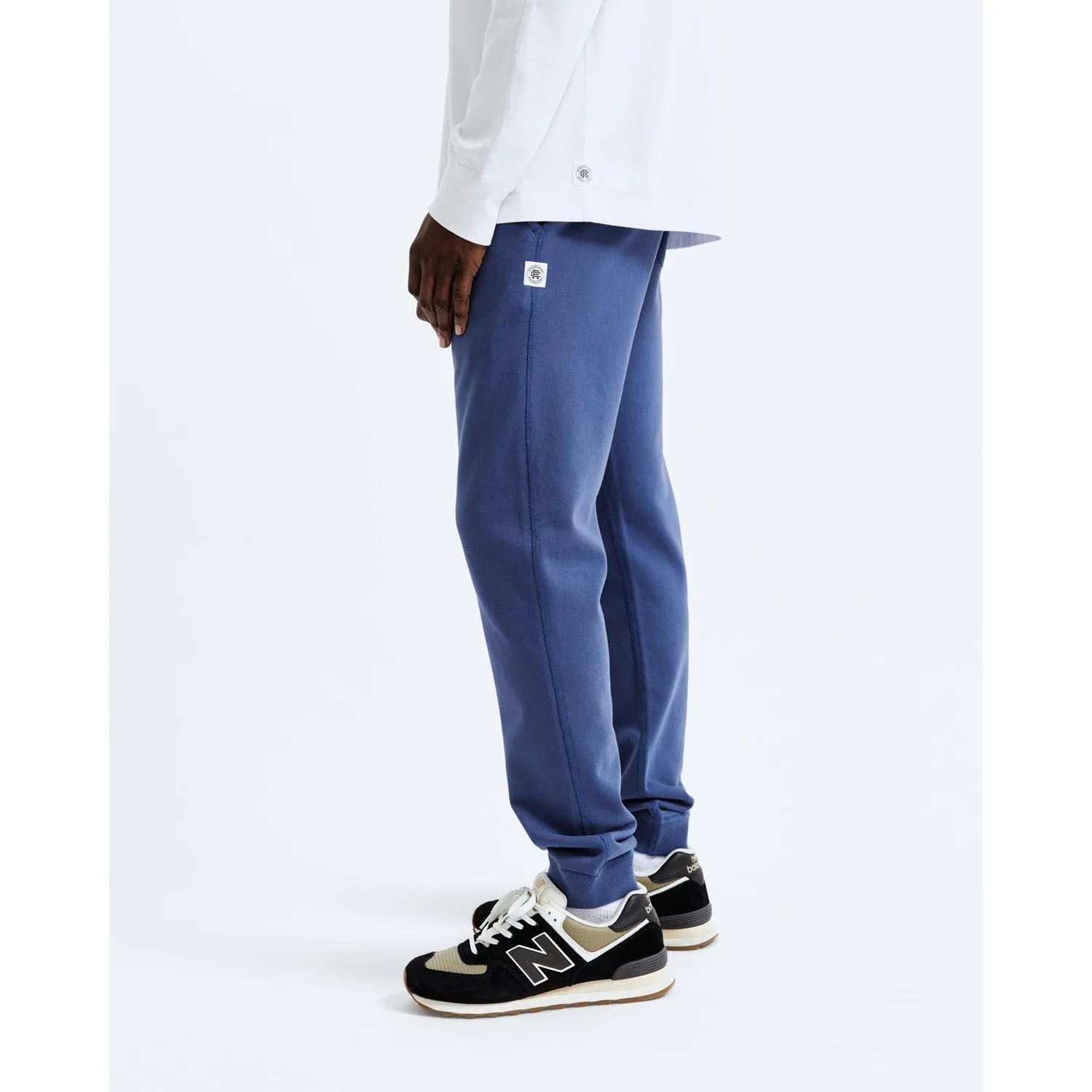 Reigning Champ Men Knit Mid Wt Terry Slim Sweatpant Lapis RC-5075-LPS