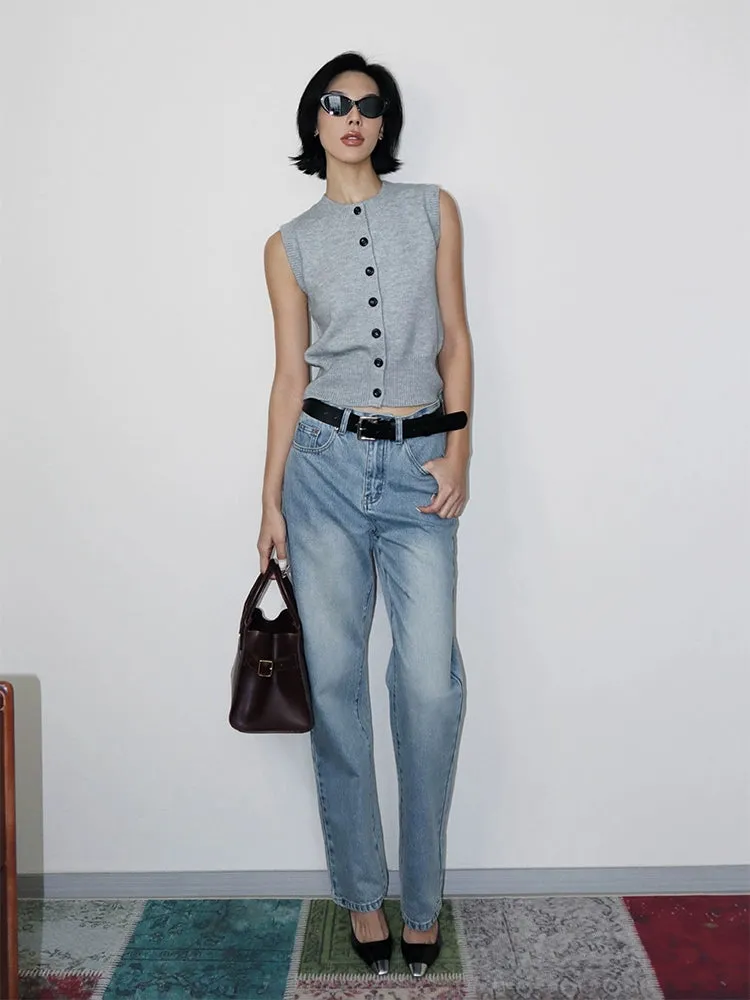 Retro Slim Straight Jeans