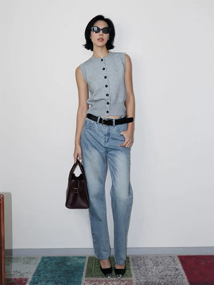 Retro Slim Straight Jeans