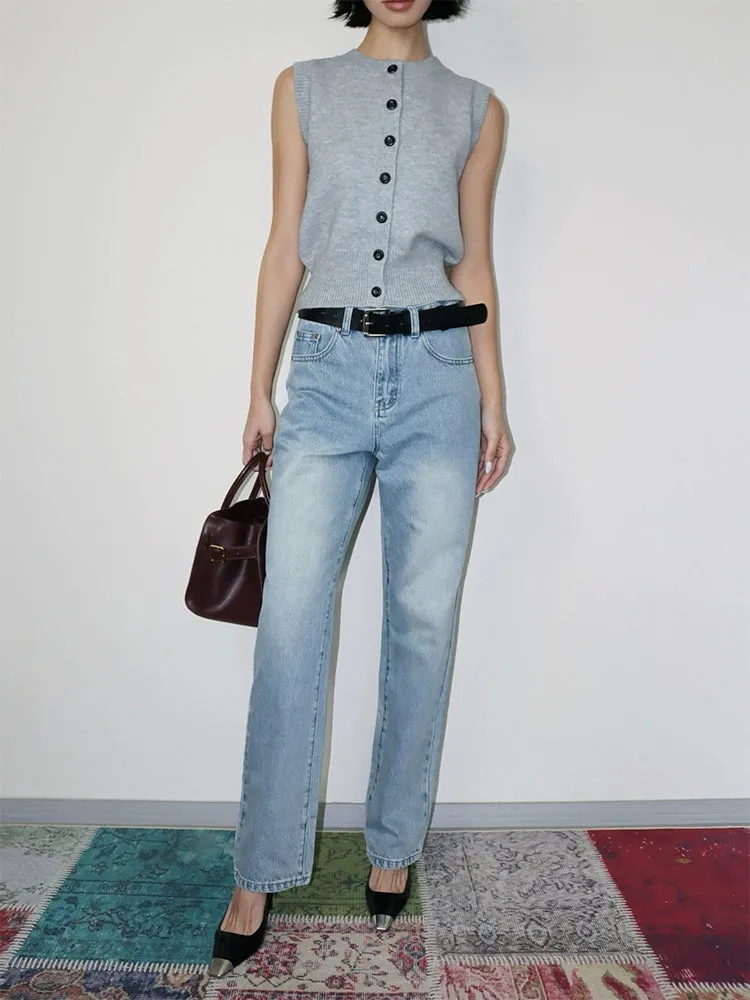 Retro Slim Straight Jeans